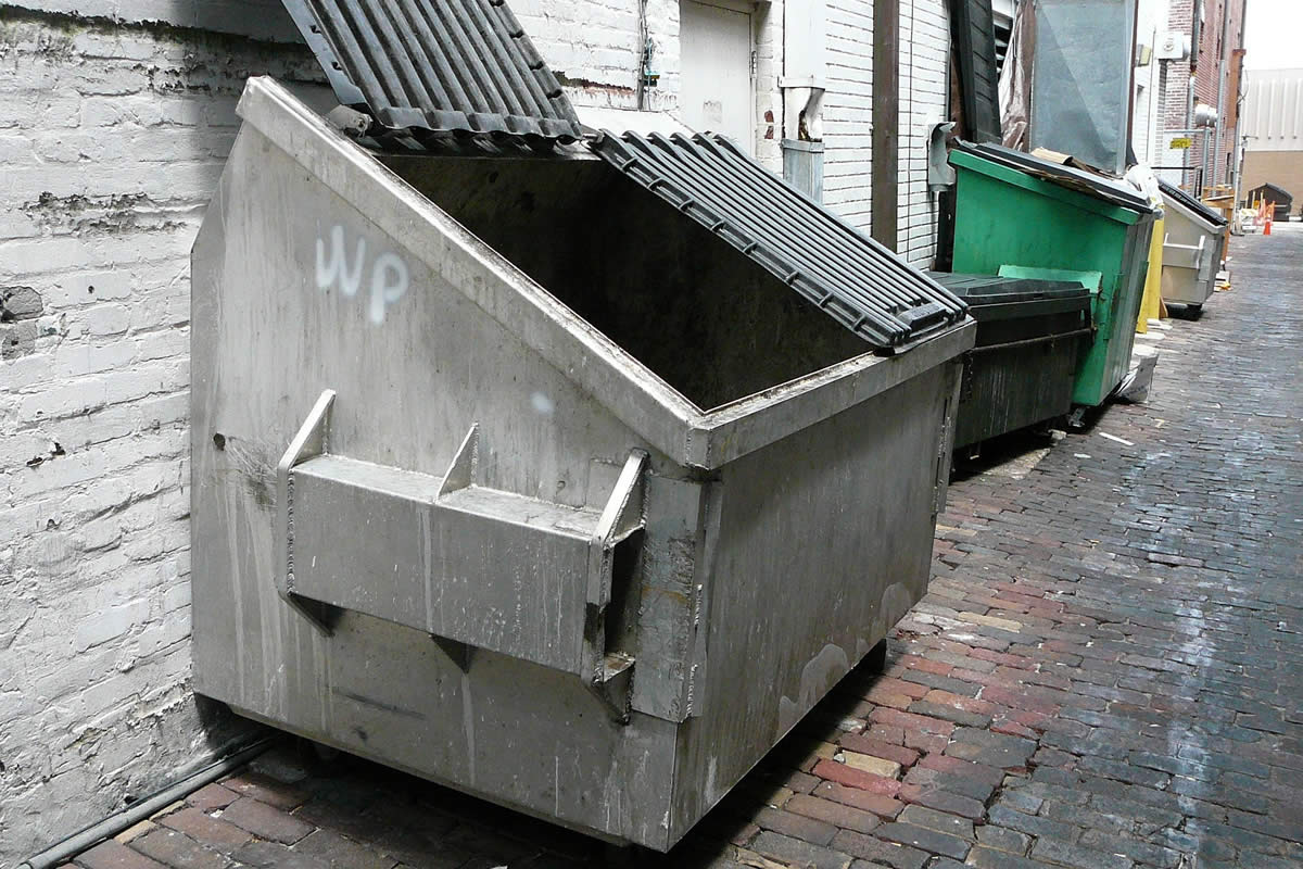 Roll Off Dumpsters in Work Sites